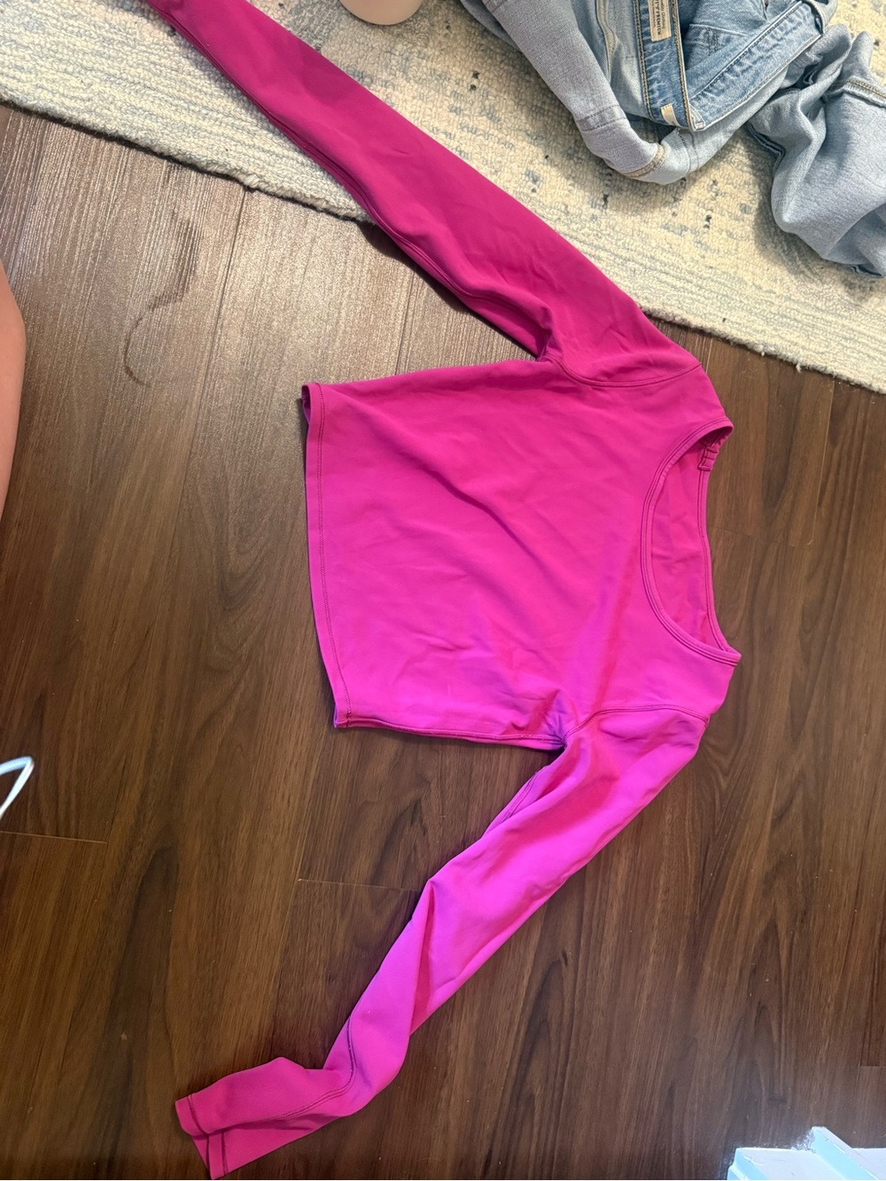 lululemon athletica Long-Sleeve Scoop Neck Top - Fuchsia